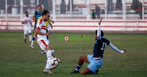 محمد عنتر يتعرض للإصابة في مباراة الزمالك وسموحة (صورة)