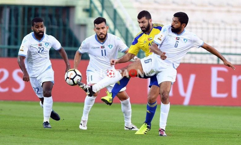 نتيجة الشوط الأول مباراة الجزيرة وعجمان في دوري الخليج العربي الإماراتي