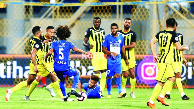 مباراة النصر وإتحاد كلباء