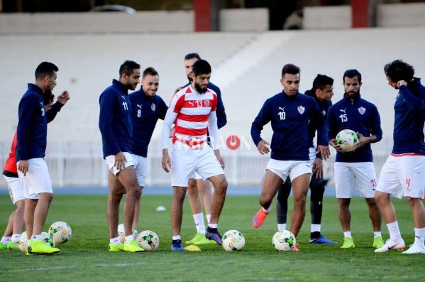 الزمالك يواصل تدريباته استعدادا للأهلي