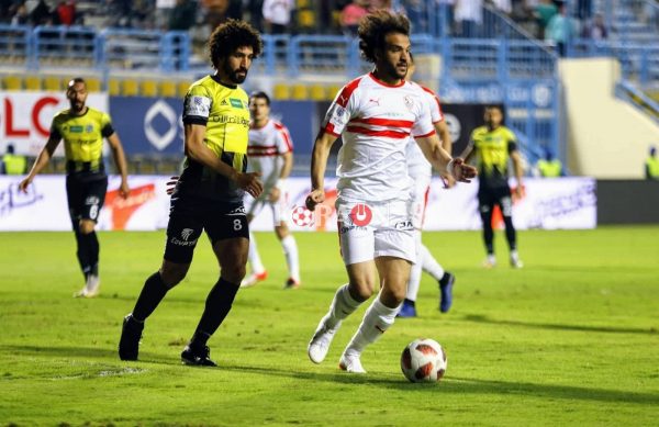 الشوط الأول..الزمالك يتقدم على المقاولون بهدف الونش