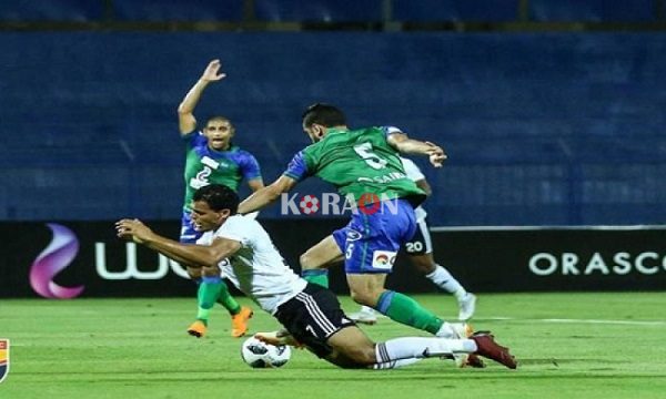 بطاقة مباراة الجونة ومصر المقاصة الدوري المصري