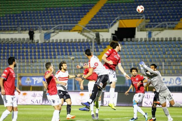 مباراة بيراميدز والزمالك