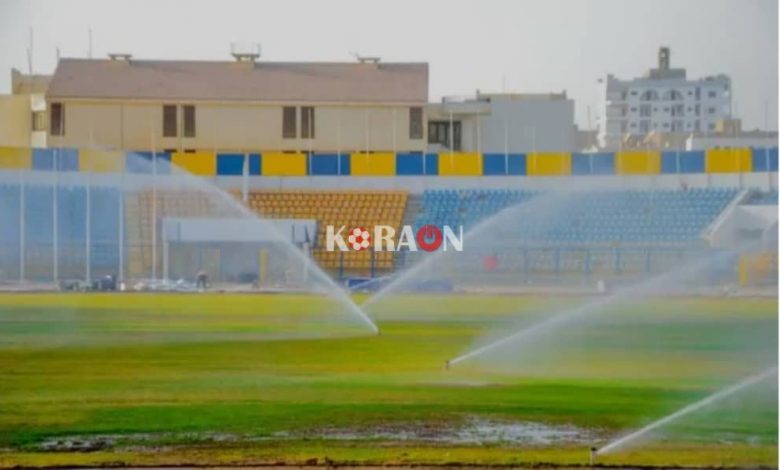 شاهد بالفيديو.. معدات جديدة للرش داخل استاد الإسماعيلية