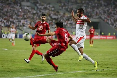 البطاقات الصفراء تهدد 8 لاعبين من الزمالك في الكونفدرالية