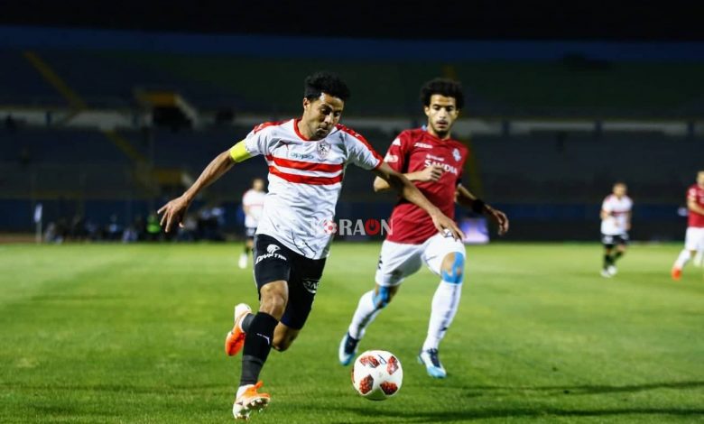 محمد إبراهيم يحتفل مع الزمالك ببطولة كأس مصر.. صورة