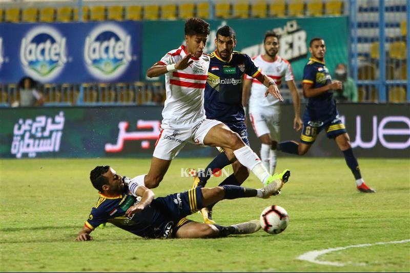 مباراة الزمالك والإنتاج الحربي