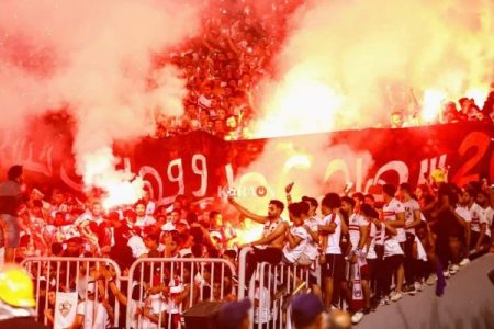 إحتفال جماهير الزمالك