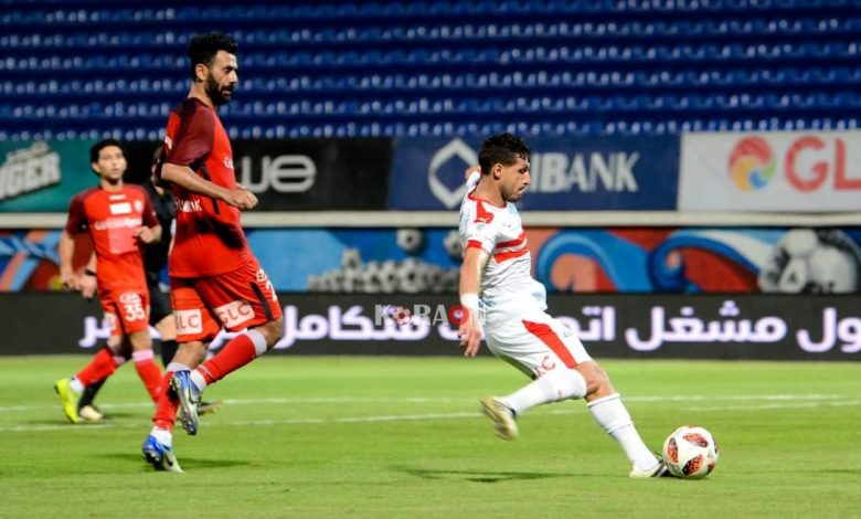 نتيجة الشوط الأول من مباراة الزمالك وحرس الحدود