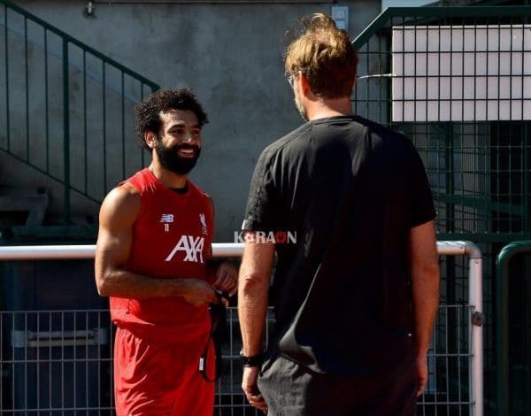 محمد صلاح في تدريبات ليفربول.. صور