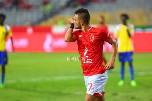 صلاح محسن يقود هجوم الأهلي امام بطل غينيا