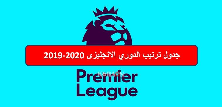 ترتيب الدوري الانجليزى بعد الجولة الرابعة 2019-2020