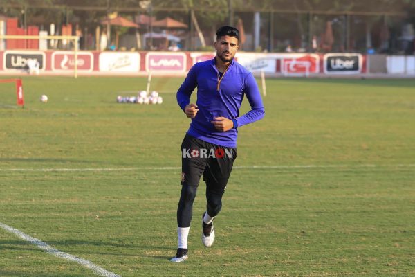 علي لطفي ينتظم في تدريبات الاهلي