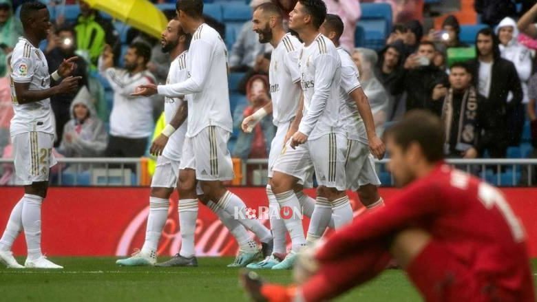 نتيجة وملخص مباراة ريال مدريد وليفانتي الدوري الاسباني