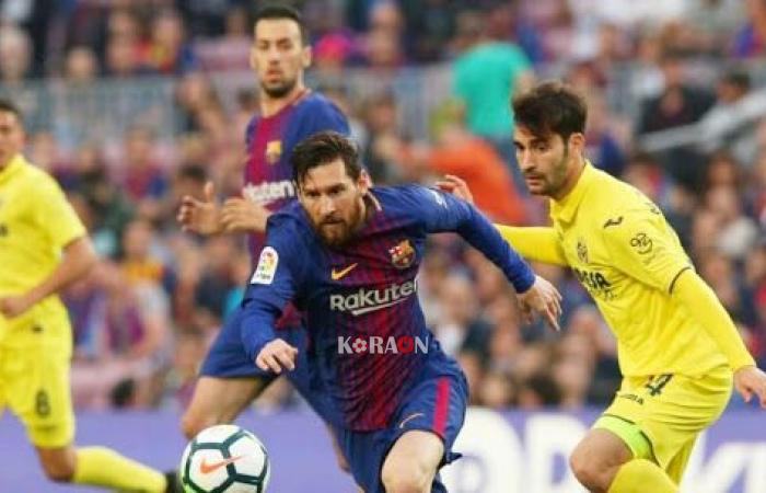 ملخص مباراة برشلونة وفياريال فى الدوري الاسباني