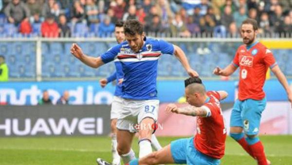 موعد مباراة نابولي وسامبدوريا الدوري الايطالي