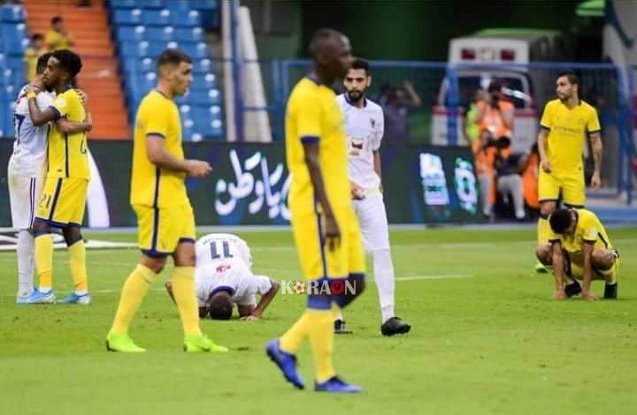 النصر يؤكد صرف مكافآت فوز اللاعبين قبل مباراة الحزم