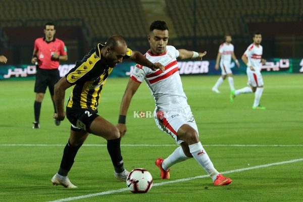 أرقام مباراة الزمالك والمقاولون العرب