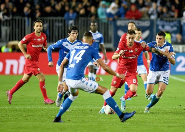 ملخص ونتيجة مباراة فيورنتينا وبريشيا الدوري الايطالي