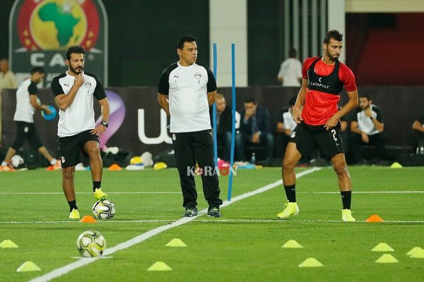 منتخب مصر يؤدي مرانه الثالث استعدادا لبتسوانا