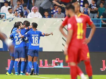 ماتش الهلال وضمك