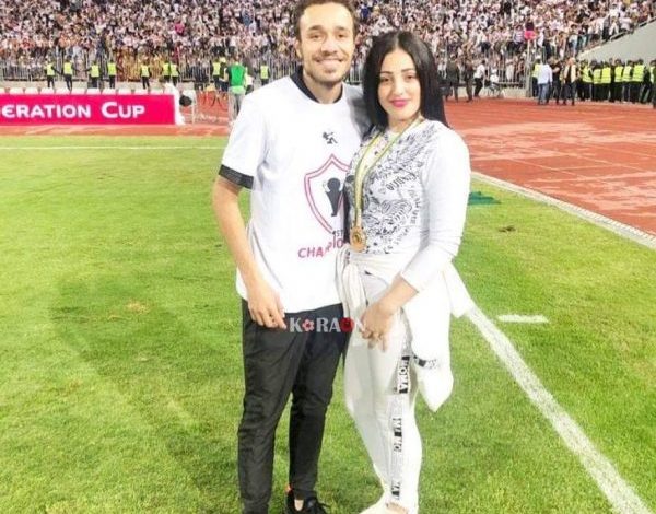 زوجة لاعب الزمالك تنعي وفاة مدرب الأسود محمد الحلو.. صورة