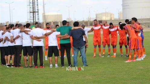 نوح يطالب لاعبي أبو قير بالعودة للإنتصارات على حساب المالية في القسم الثاني