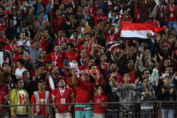 الجماهير المصرية في مباراة منتخب مصر الأولمبي وجنوب إفريقيا