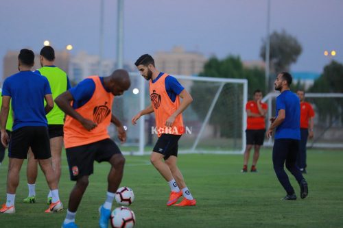 تدريبات قوية لرباعي حراسة المرمى في الأهلي