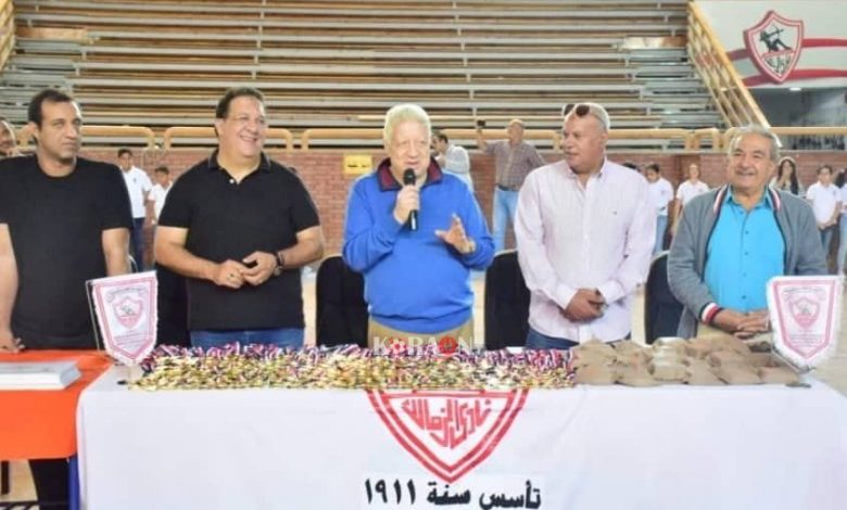 الزمالك يكرم أبطال السباحة