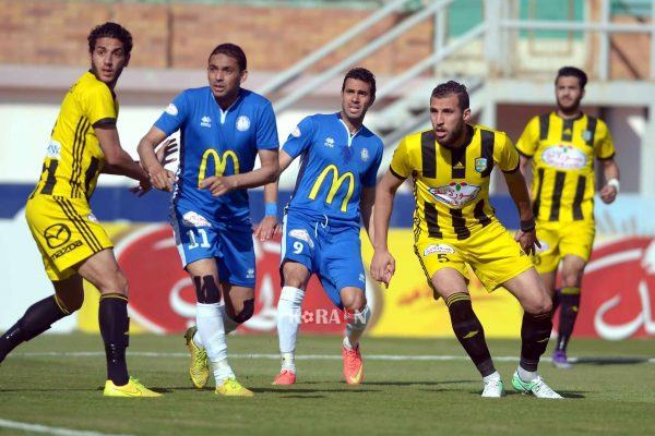 بطاقة مباراة المقاولون وأسوان الدوري المصري