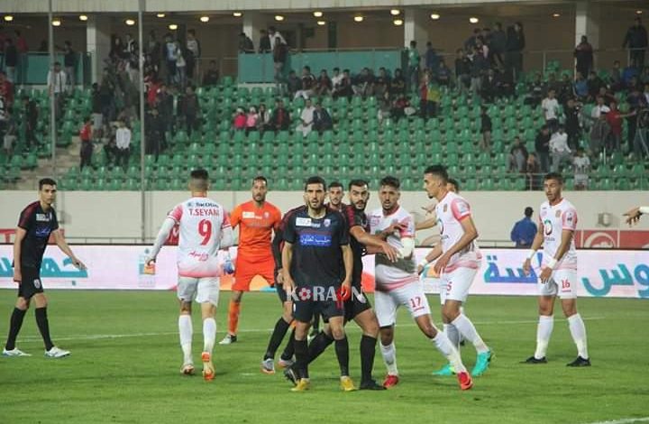 ملخص ونتيجة مباراة حسنية أكادير والمغرب التطواني