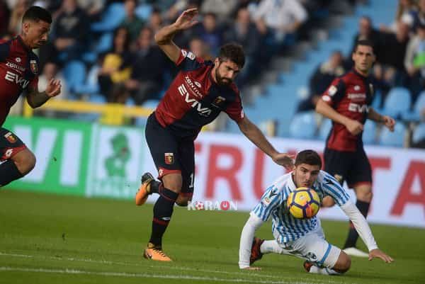 ملخص ونتيجة مباراة سبال وجنوي الدوري الايطالي