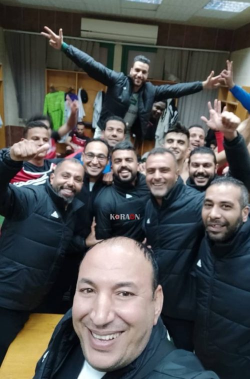 صورة سيلفي في احتفال لاعبي طلائع الجيش بعد الفوز على الزمالك