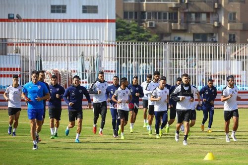 الزمالك يواصل تدريباته استعدادا للمصري