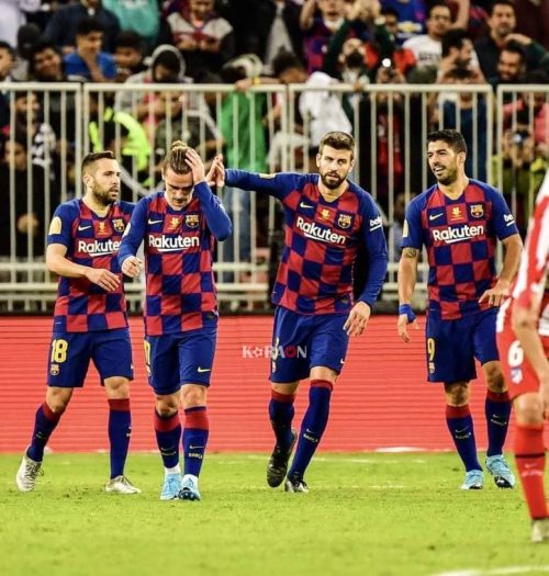 ملخص ونتيجة مباراة برشلونة وإيبار الدورى الاسبانى