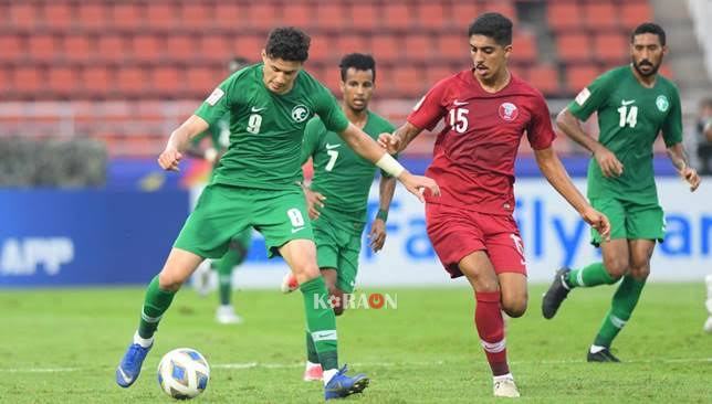 نتيجة مباراة السعودية و قطر كأس آسيا تحت 23 عام