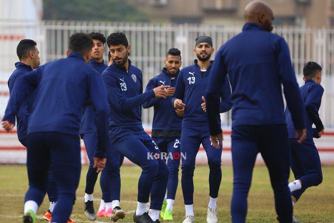 ثلاثي الناشئين يشارك في مران الزمالك