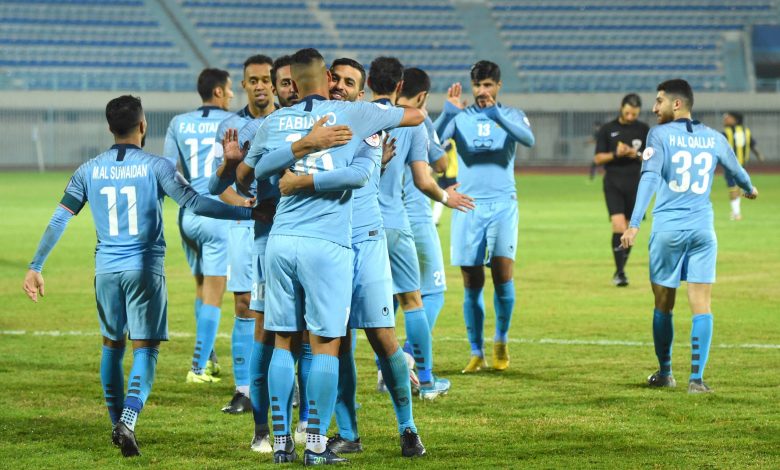 نتيجة الشوط الاول بين العربي والسالمية الدوري الكويتي