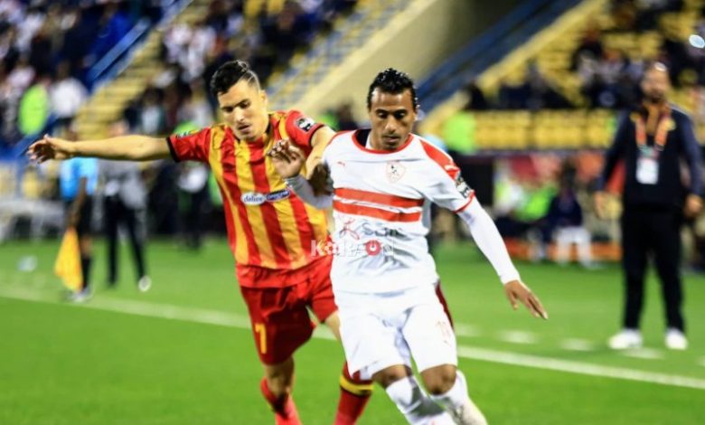 إصابة لاعب الترجي قبل مواجهة الزمالك