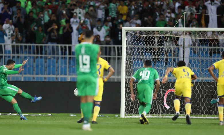 ملخص ونتيجة مباراة النصر والأهلي الدورى السعودى