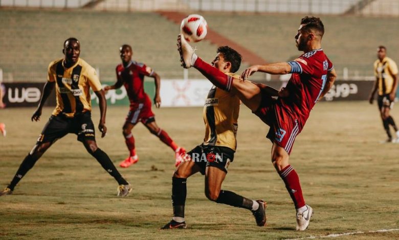 ملخص ونتيجة مباراة بيراميدز والمقاولون العرب الدورى المصرى