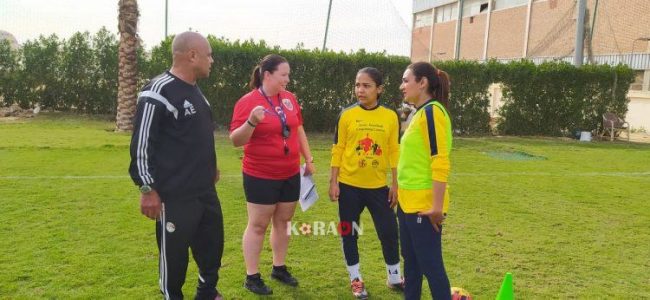 فعاليات دورة الترويج لمدربات الكرة النسائية