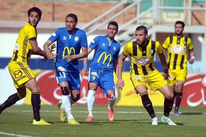 بطاقة مباراة إنبي والمقاولون العرب الدوري المصري