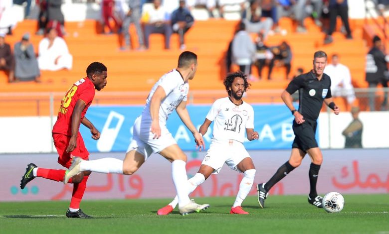 نتيجة مباراة ضمك والشباب الدوري السعودي