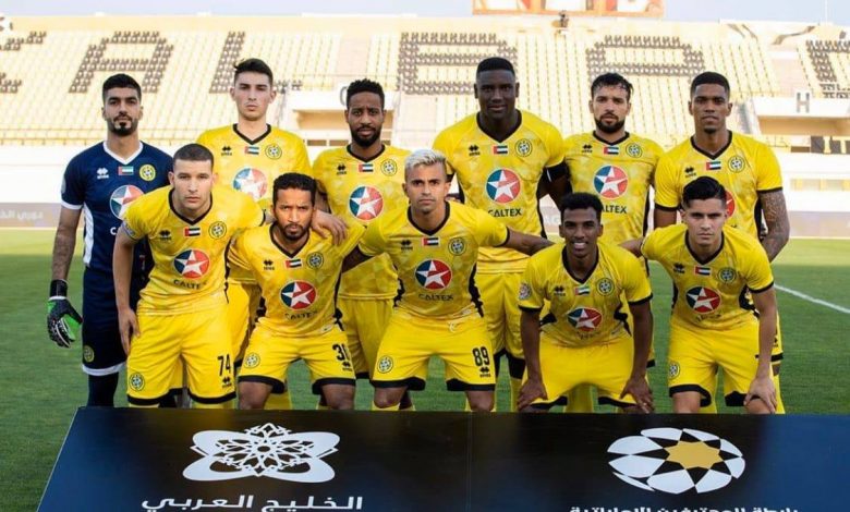 تشكيل اتحاد كلباء لمواجهه النصر في دوري الخليج العربي الإماراتي