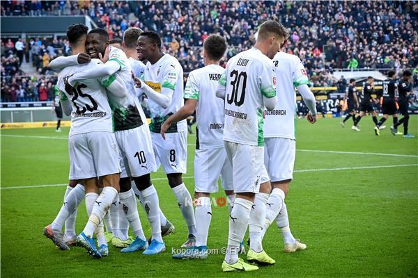 نتيجة مباراة بوروسيا مونشنجلادباخ وآينتراخت فرانكفورت الدوري الالماني