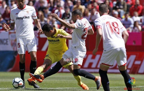 إشبيلية يتغلب علي فياريال بثنائية نظيفة في الدوري الإسباني