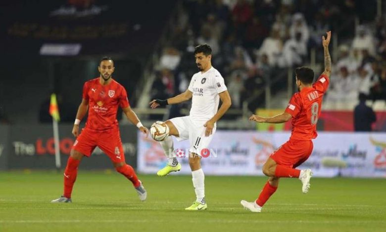 نتيجة الشوط الأول مباراة الريان وقطر فى دوري نجوم قطر