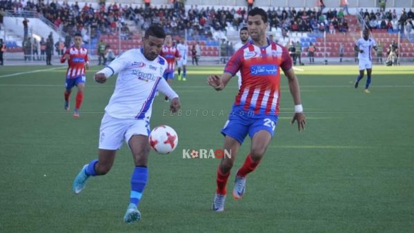 نتيجة مباراة المغرب التطواني وسريع وادي زم الدوري المغربي